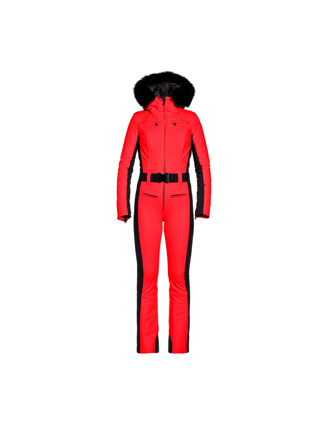 PARRY FAUX BORDER SKI SUIT