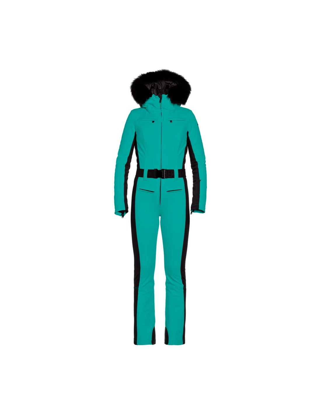 PARRY FAUX BORDER SKI SUIT