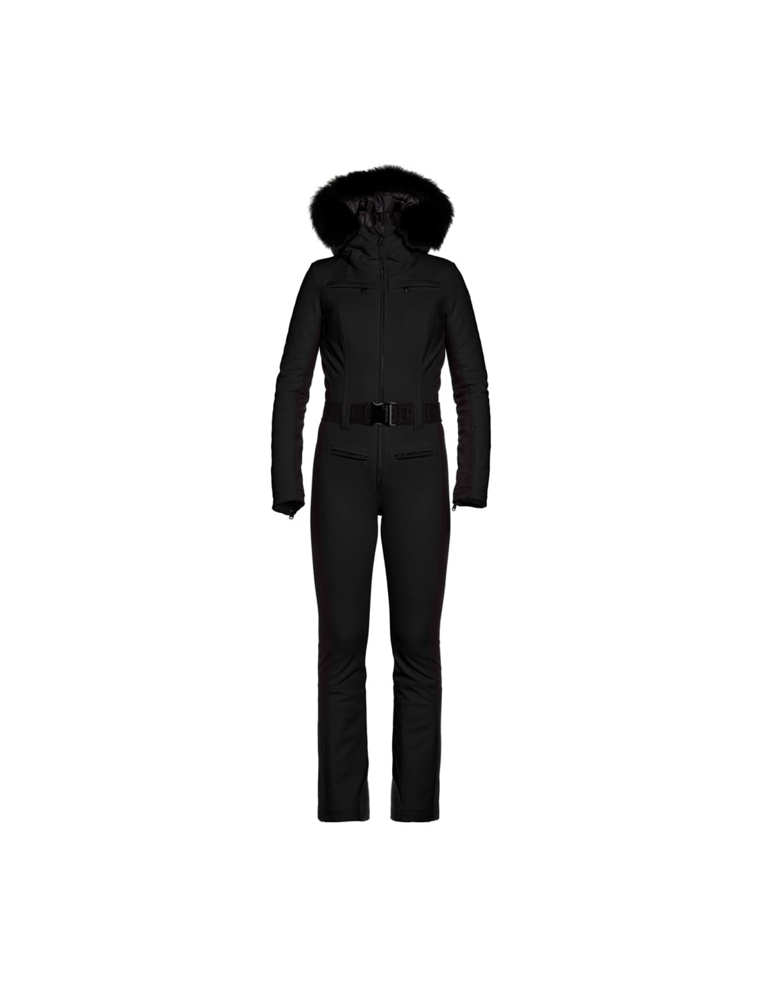 PARRY FAUX BORDER SKI SUIT