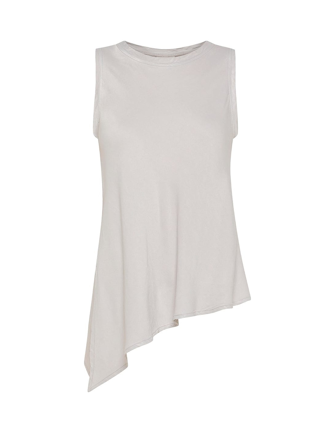 BLUSA ASIMMETRICA IN RASO