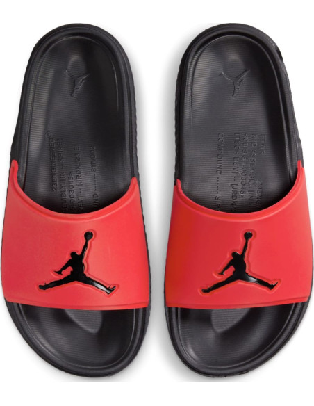 Mens black jordan slides deals