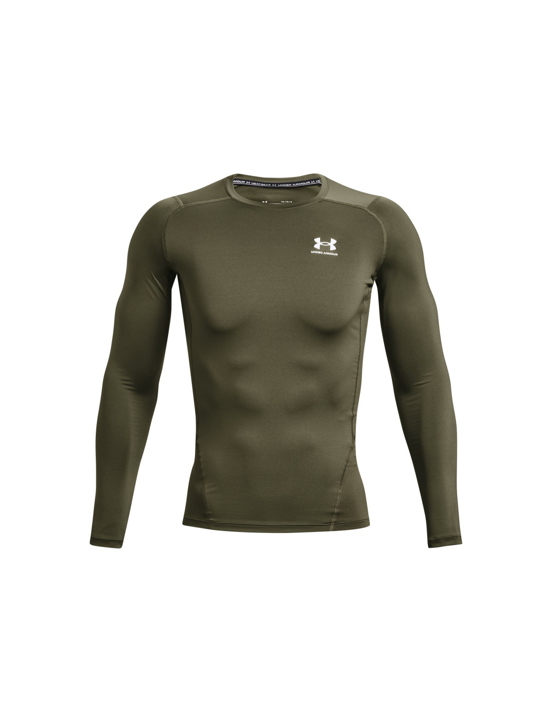 UA HG ARMOUR COMP LS-GRN