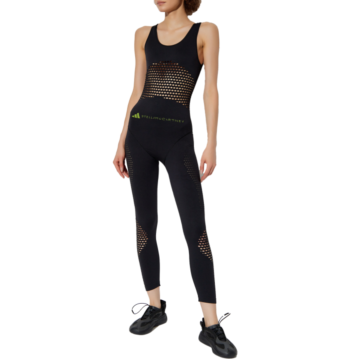 ASMC TST ONESIE ADIDAS BY STELLA MCCARTNEY BLACK SPORTS JUMPSUIT