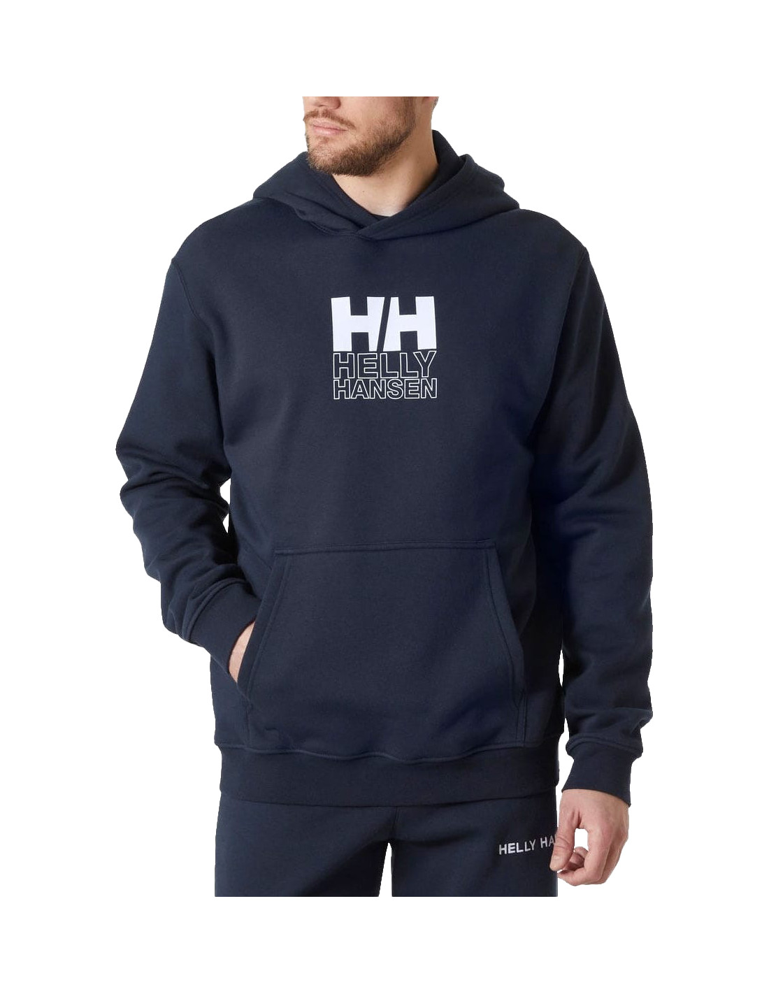 COTTON FLEECE GRAPHIC HOODIE