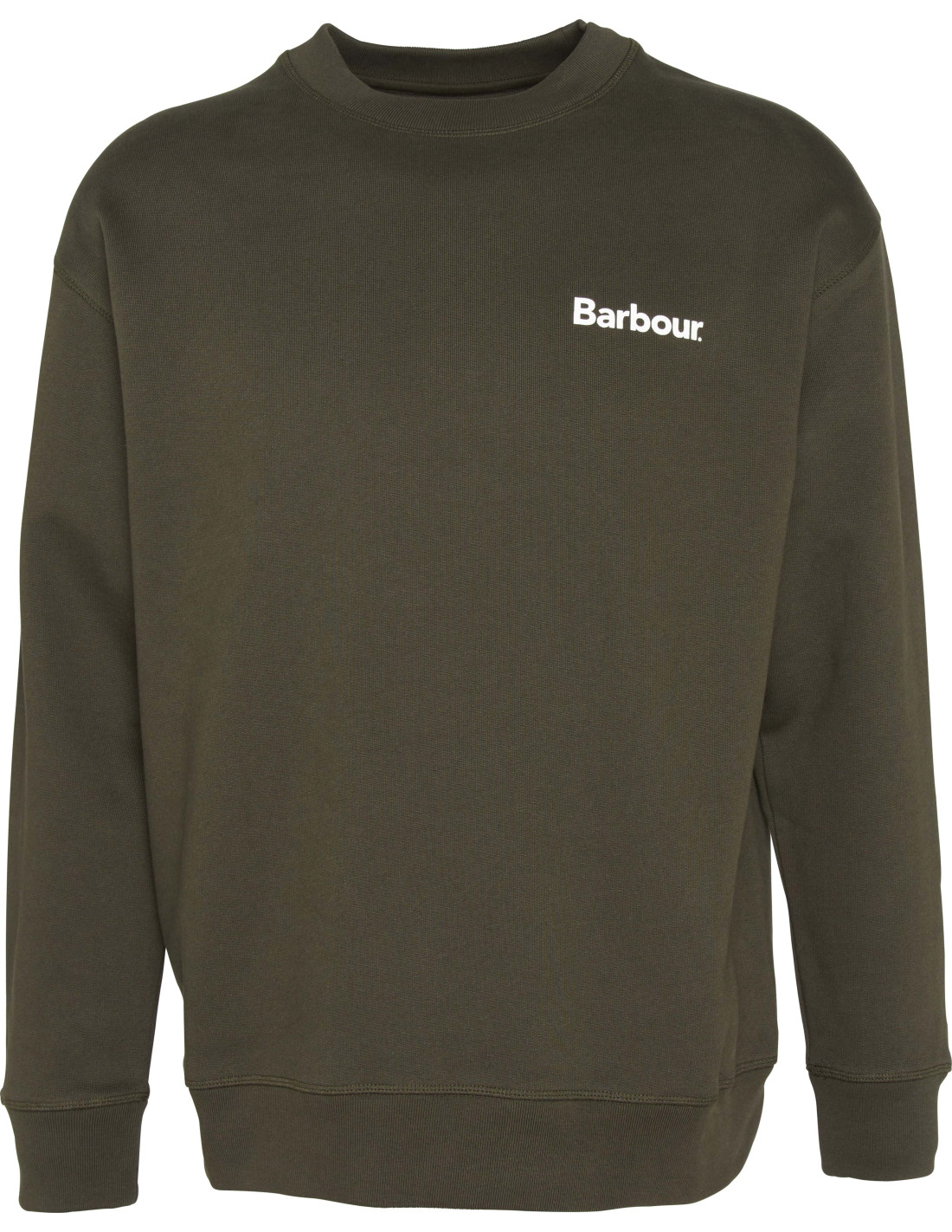 BARBOUR BRUSHED NICHOLAS OS CREW NECK SWEATSHIRT