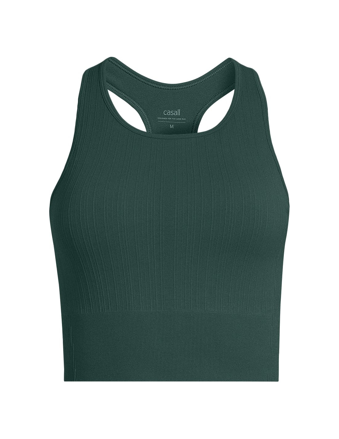 MULTI RIB SEAMLESS PADDED SPORTS TOP