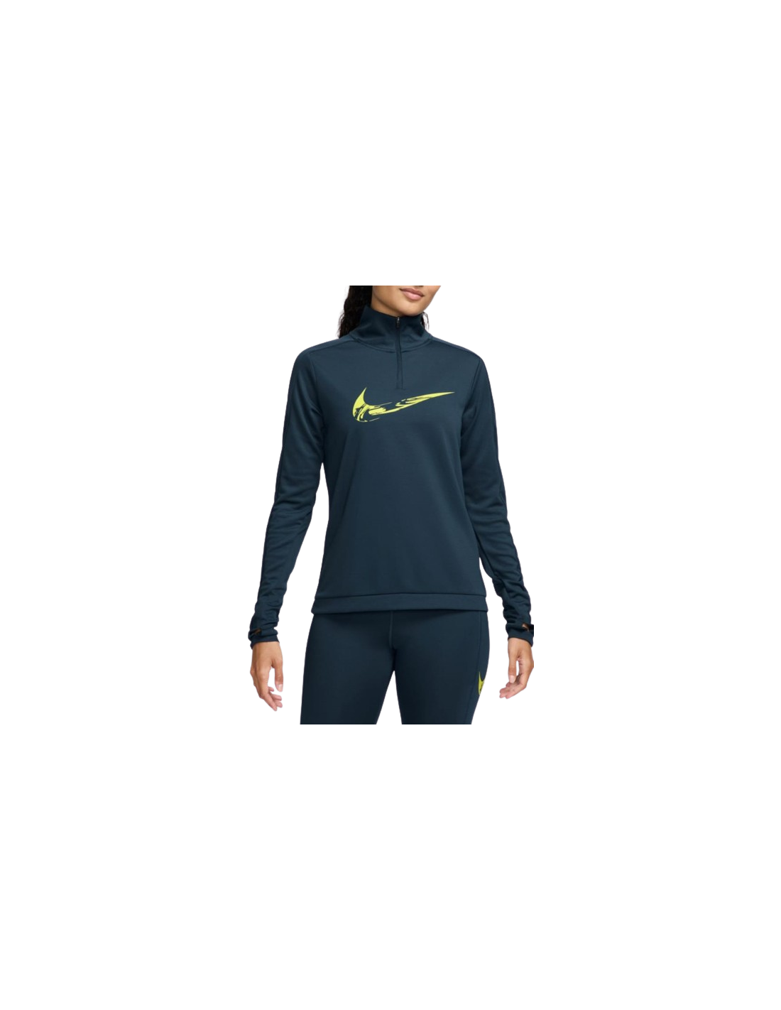 NIKE SWOOSH WOMEN'S RUNNING 12-ZIP