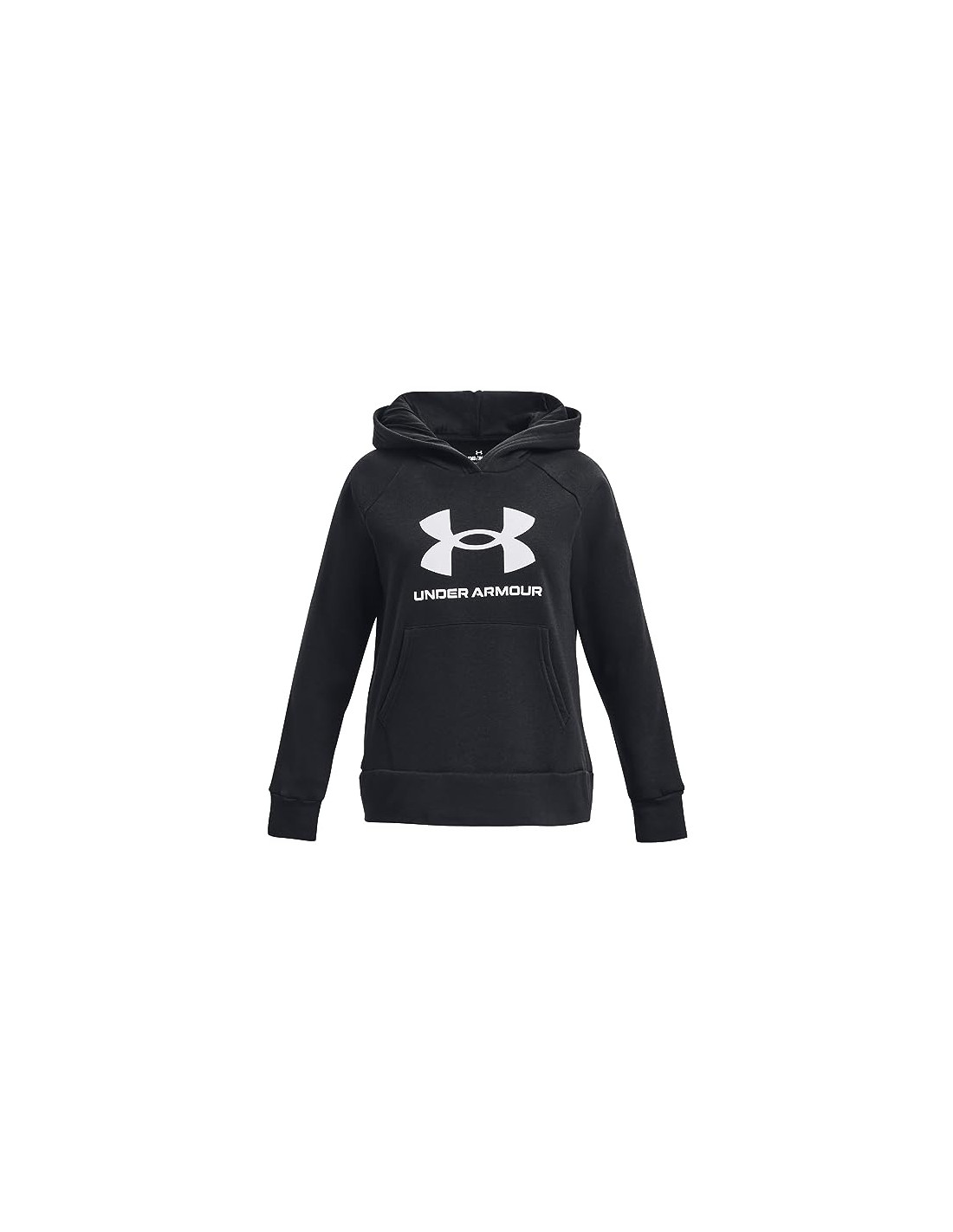 UA RIVAL FLEECE BL HOODIE -BLK