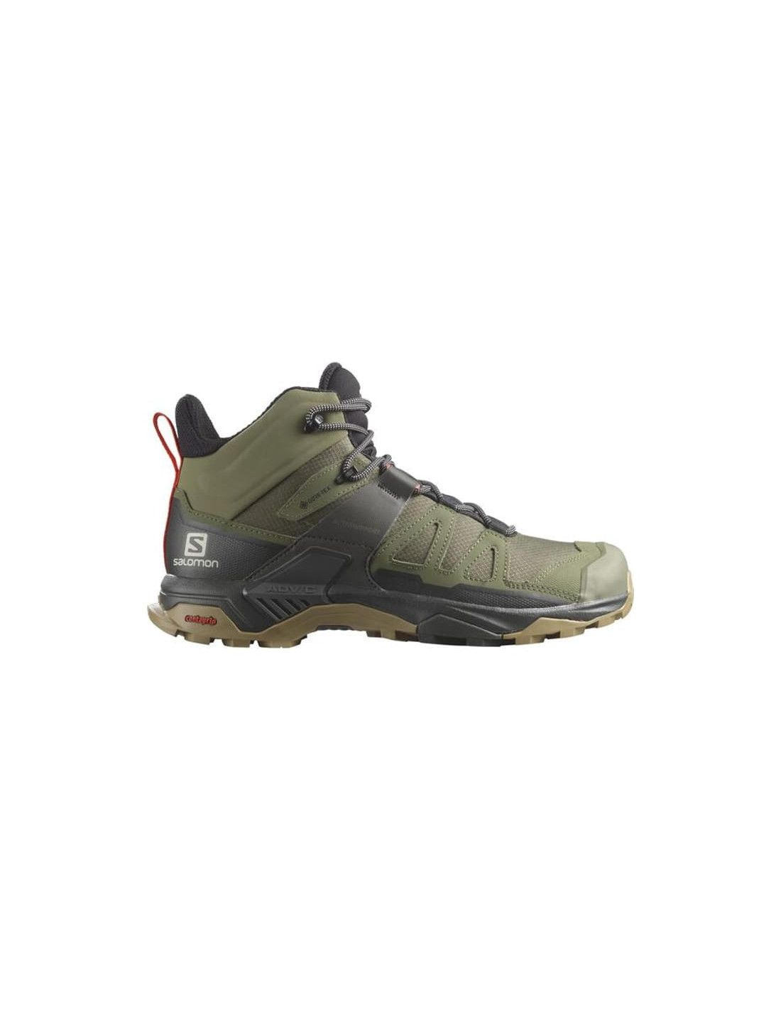 SHOES X ULTRA 4 MID GTX DLICGR PEAT KELP