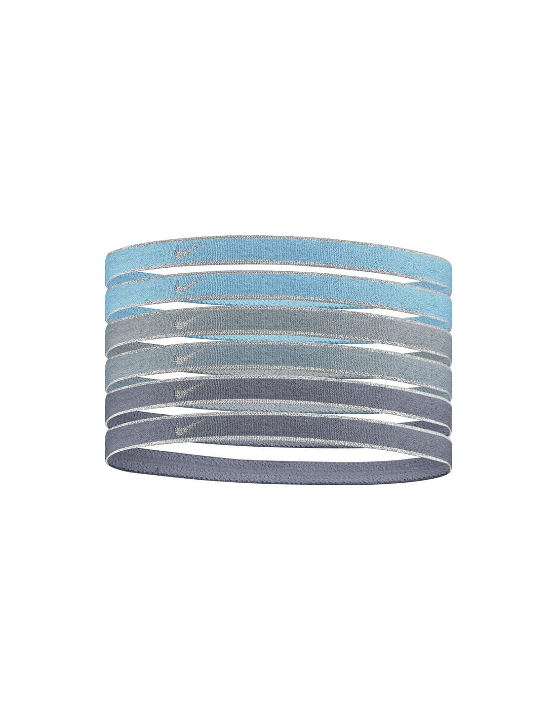 HEADBANDS 6 PK METALLIC