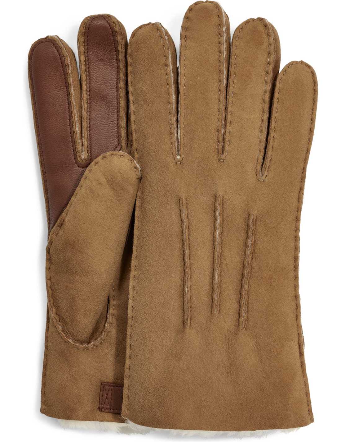 SHEEPSKIN CONTRAST TECH GLOVE