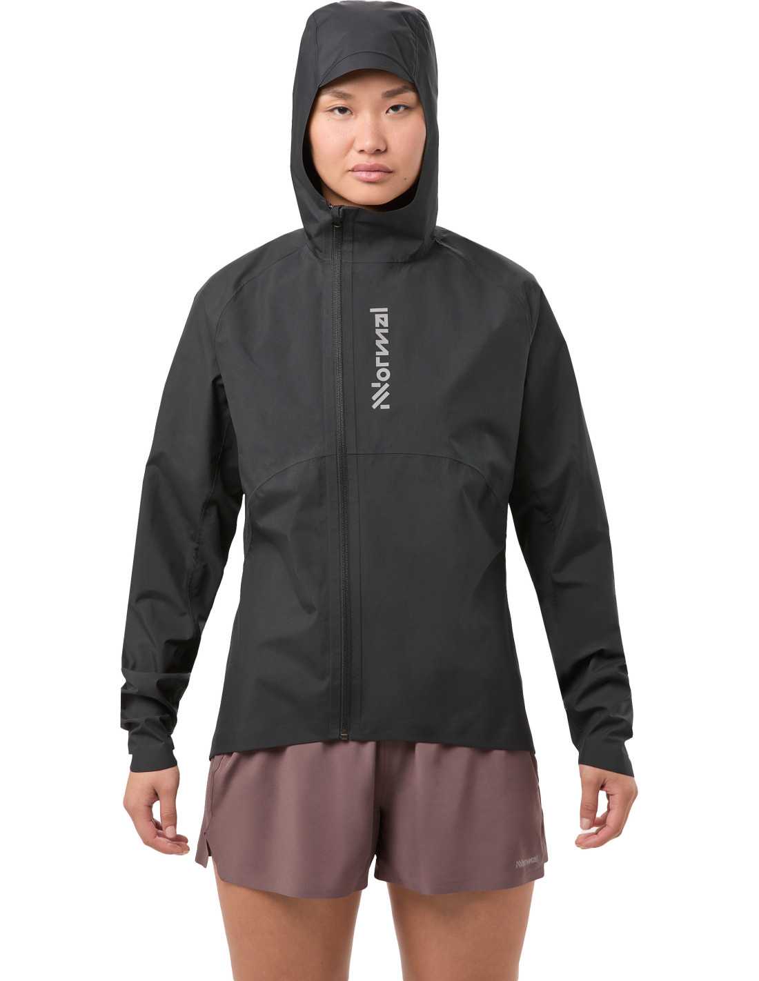 TRAIL RAIN JACKET W BLACK