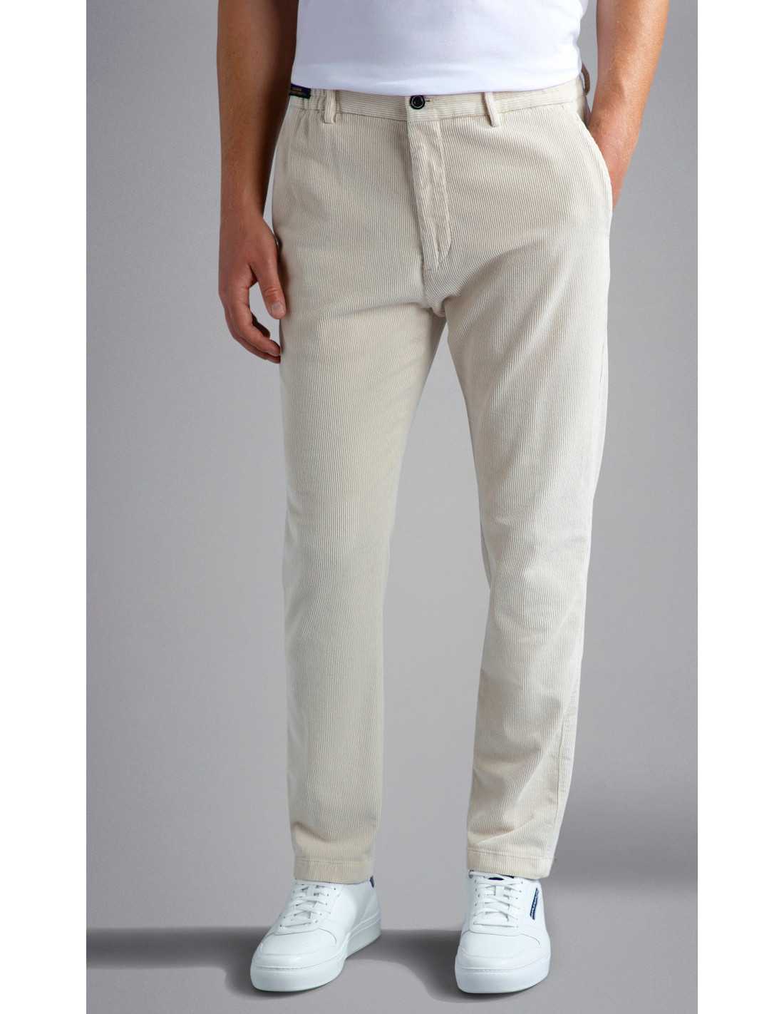 CHINO TROUSERS WITH COULISSE