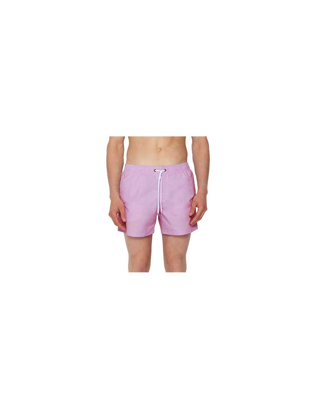 ELASTIC WAIST SWIM TRUNKS