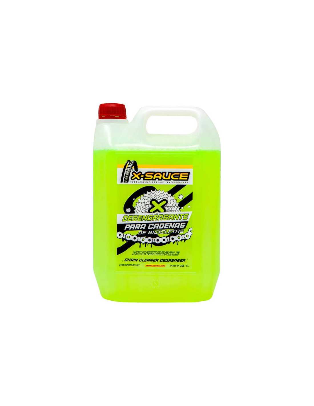 X-SAUCE DESENGRASANTE PARA CADENAS 5L  FLUOR 