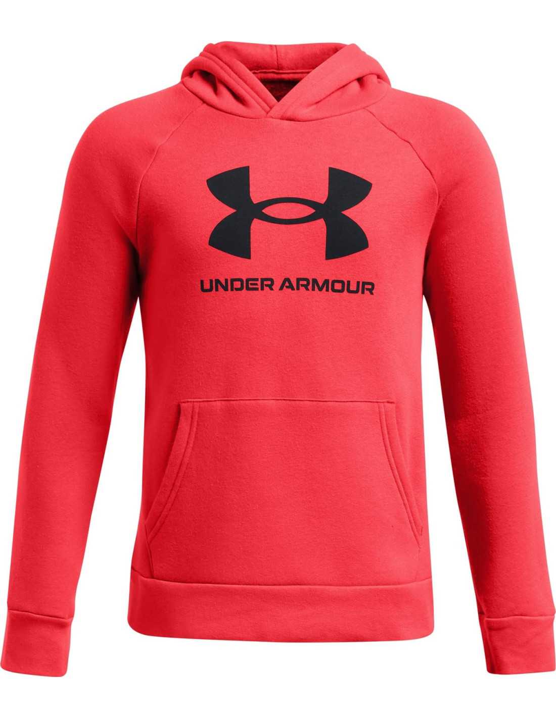 UA RIVAL FLEECE BL HOODIE-GRY