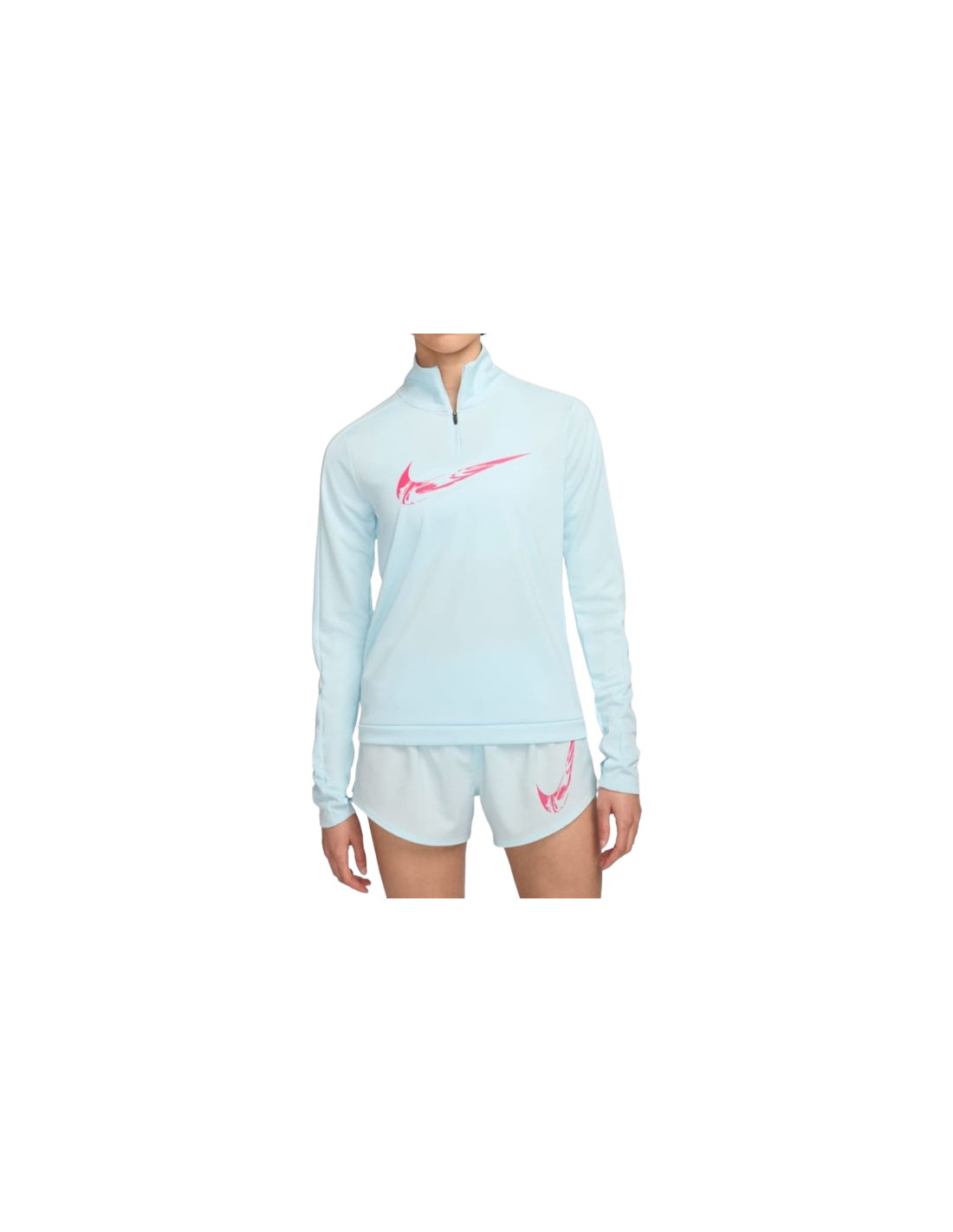 NIKE SWOOSH WOMEN'S RUNNING 12-ZIP