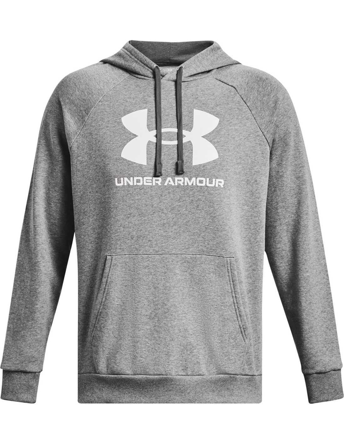 UA RIVAL FLEECE LOGO HD-GRN