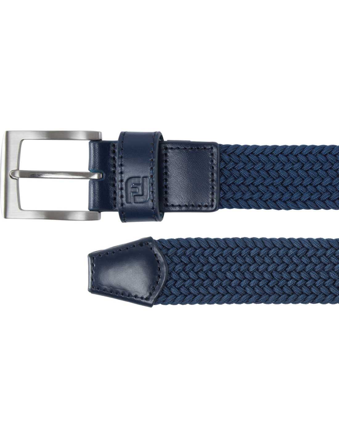 FJ NAVY BRAIDED BELT - LONG