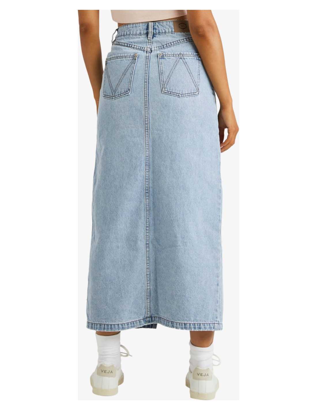 DENIM MIDI SKIRT