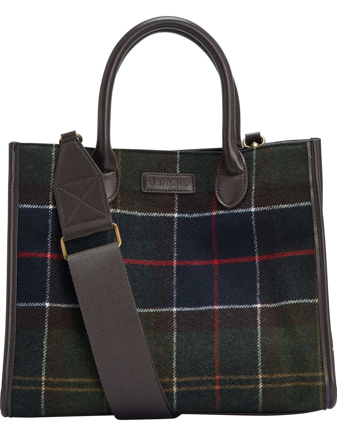 BARBOUR BARRHILL TARTAN TOTE BAG