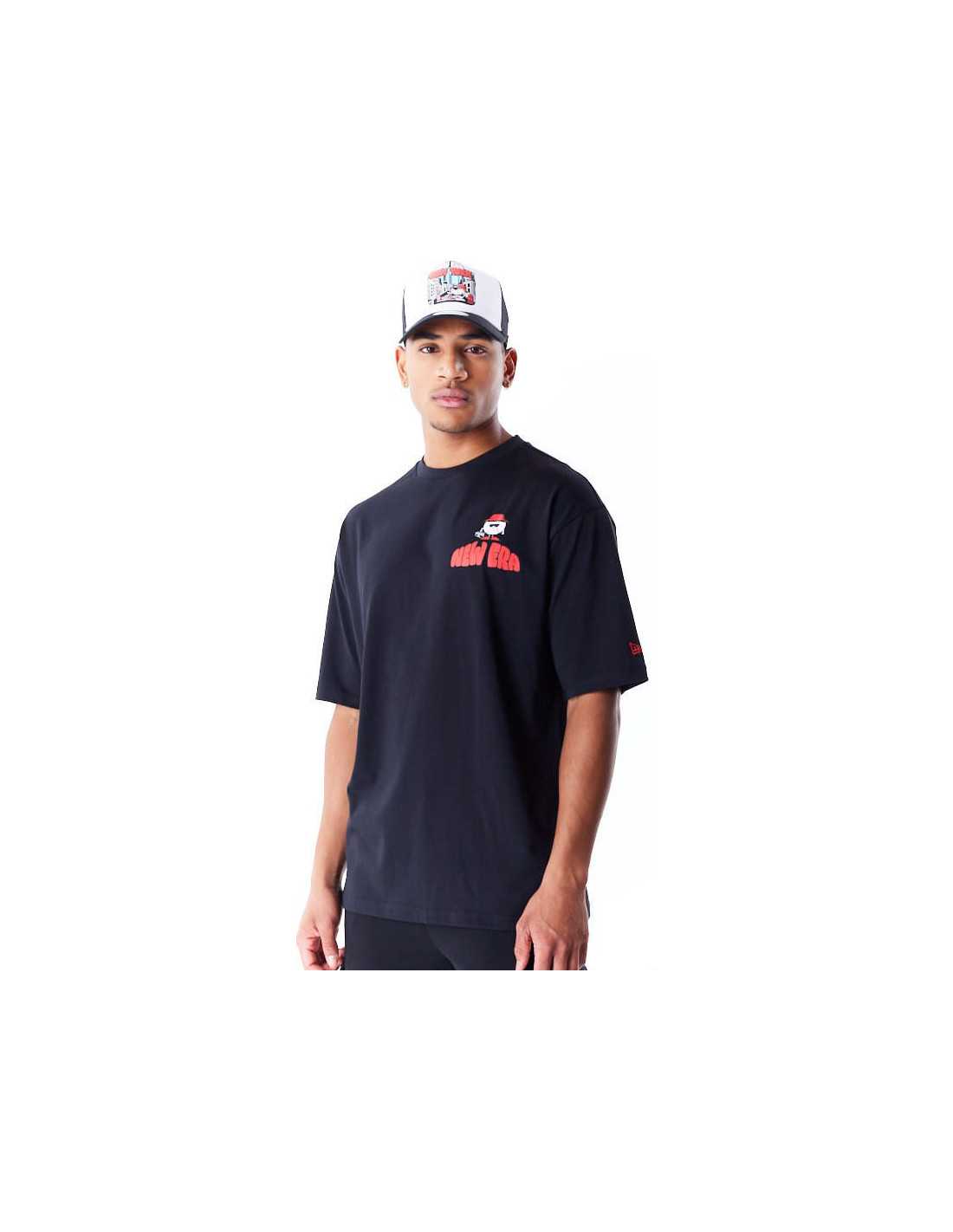 NE CITY GRAPHIC OS TEE NEWERA BLKWHI