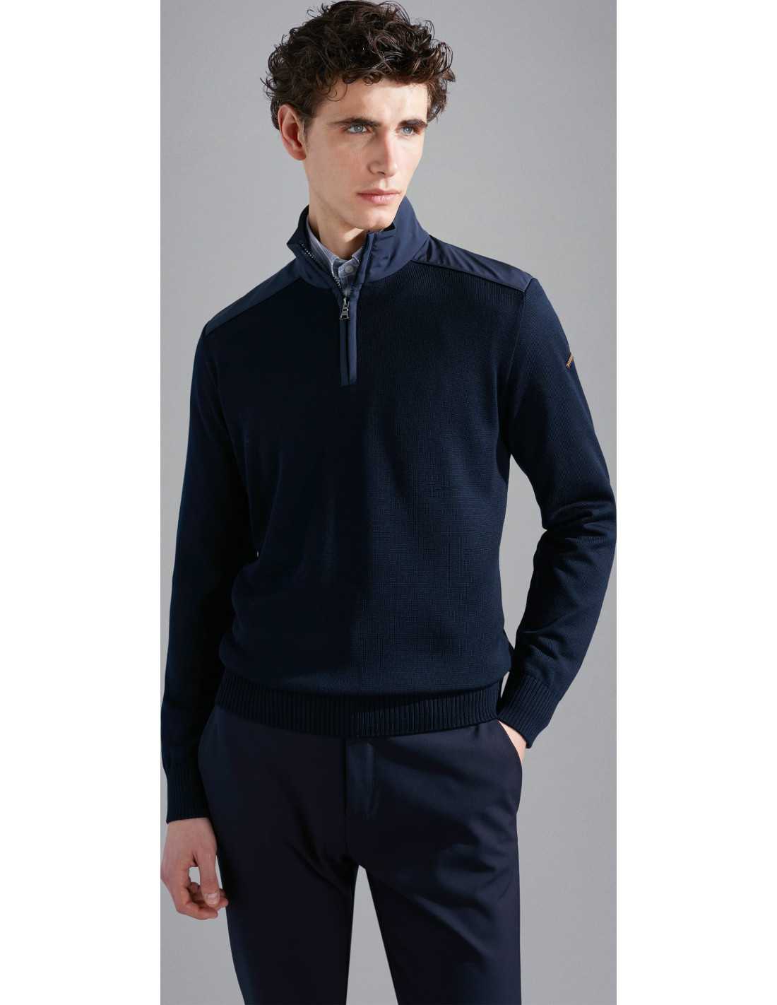 MEN'S ZIPPED PULLOVER    