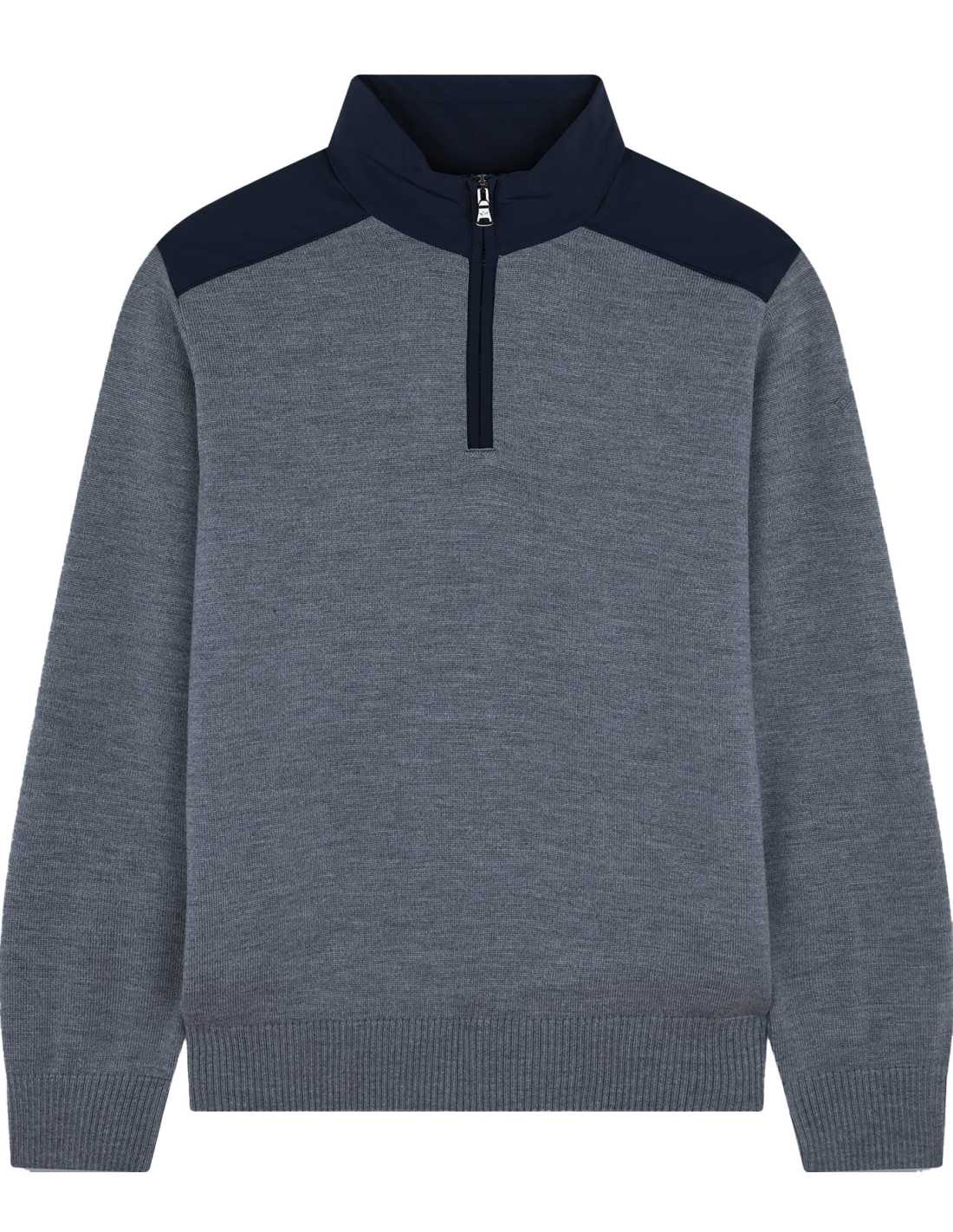 MEN'S ZIPPED PULLOVER    