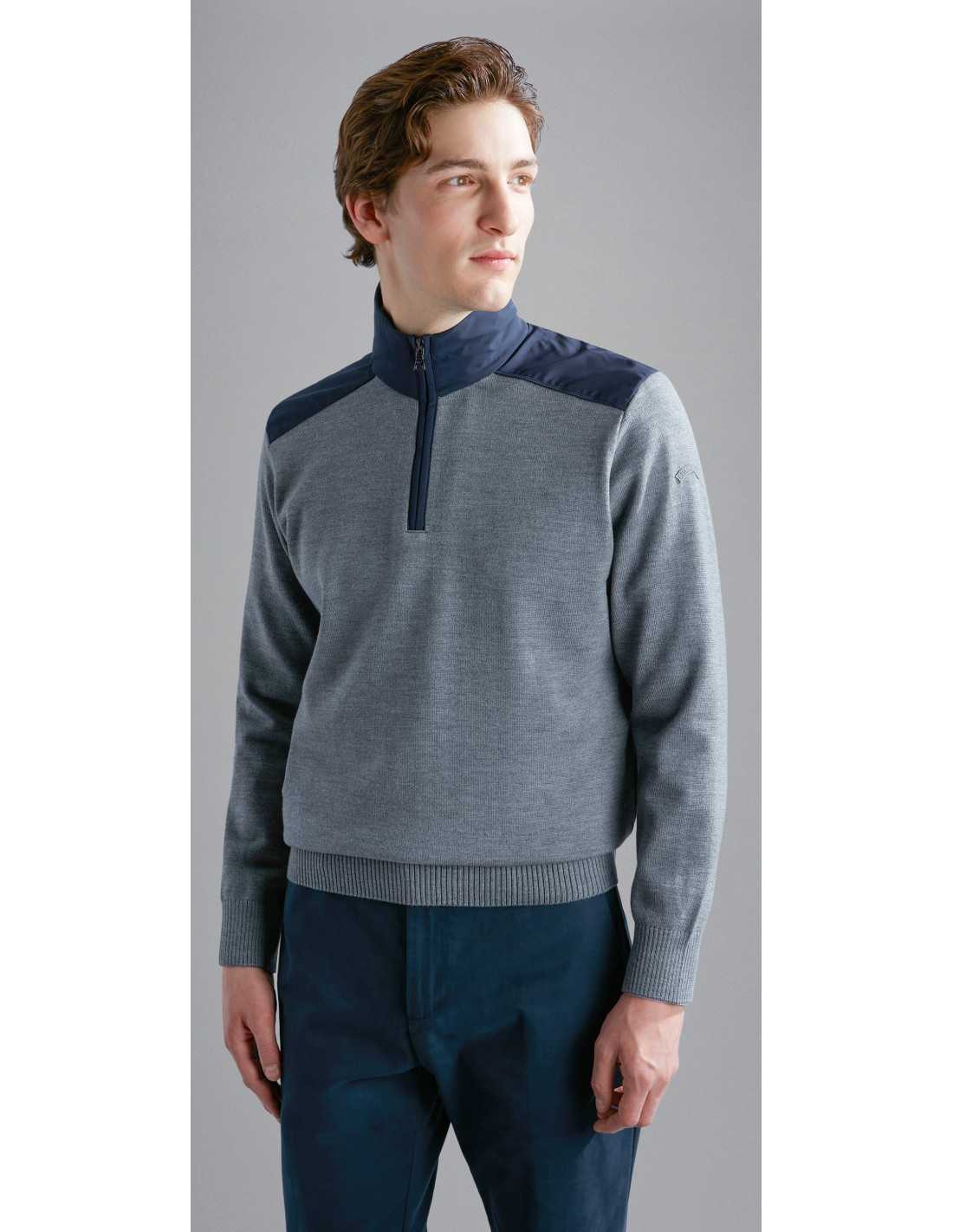 MEN'S ZIPPED PULLOVER    