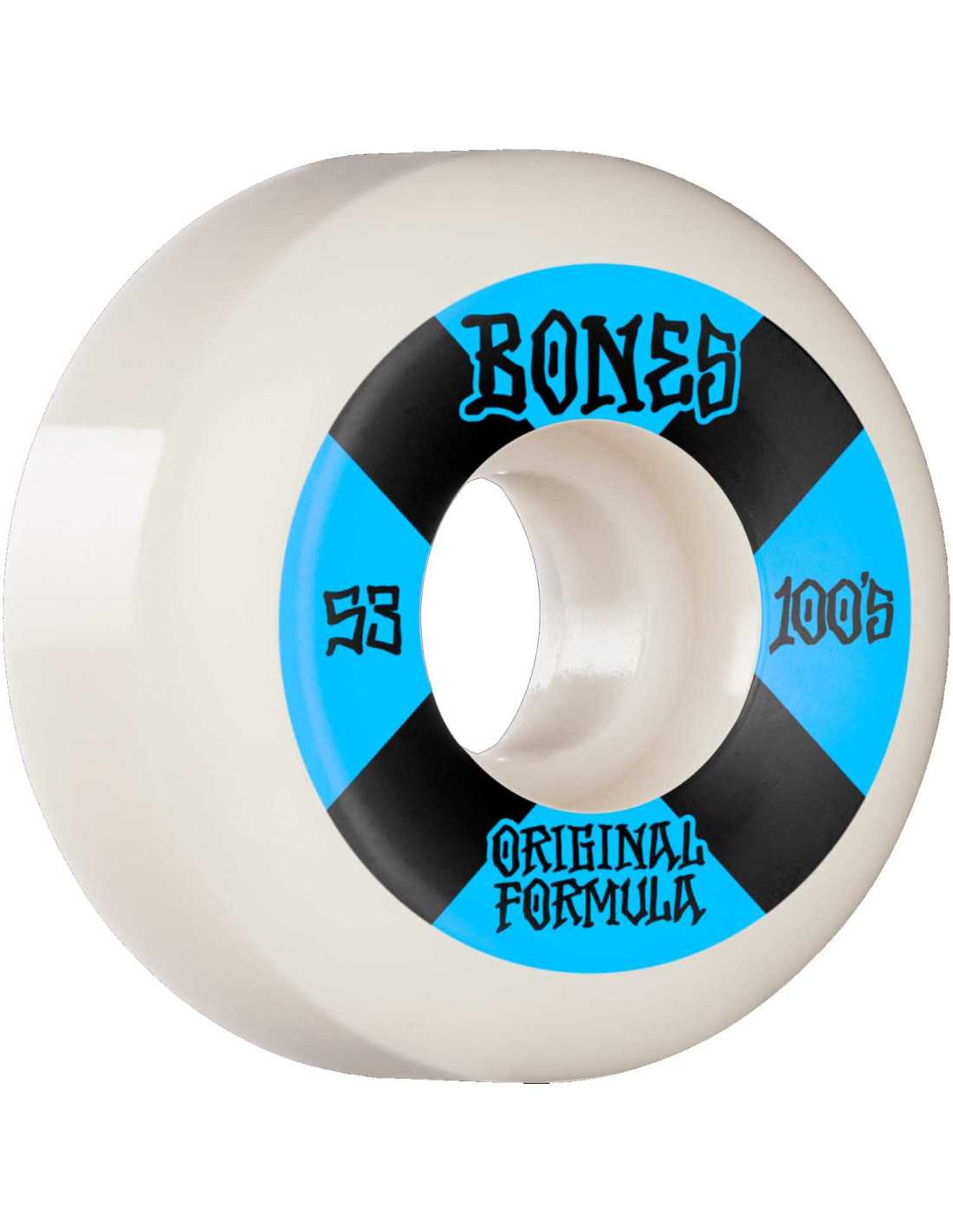 OG FORMULA SKATEBOARD WHEELS 100  4 53MM V5 SIDECUT 4PK WHITE