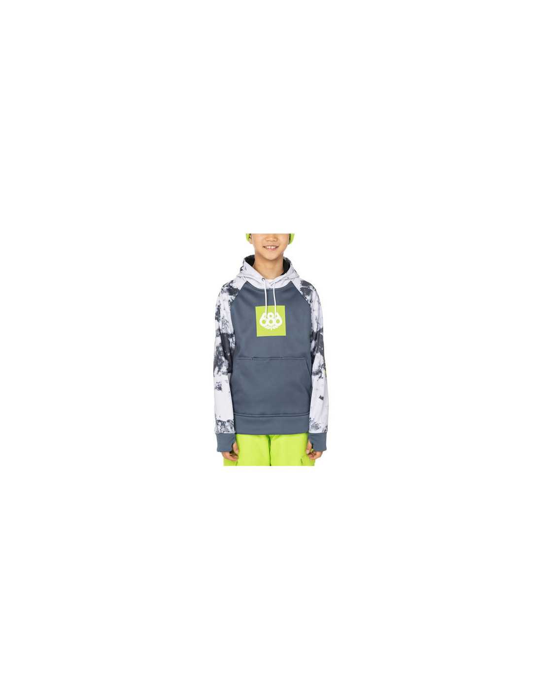 BOYS BONDED FLC PULLOVER HOODY