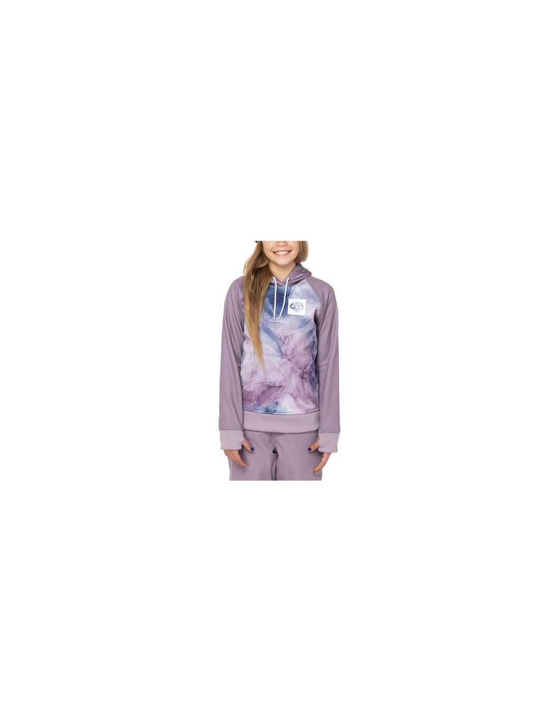 GIRLS BONDED FLC PULLOVR HOODY