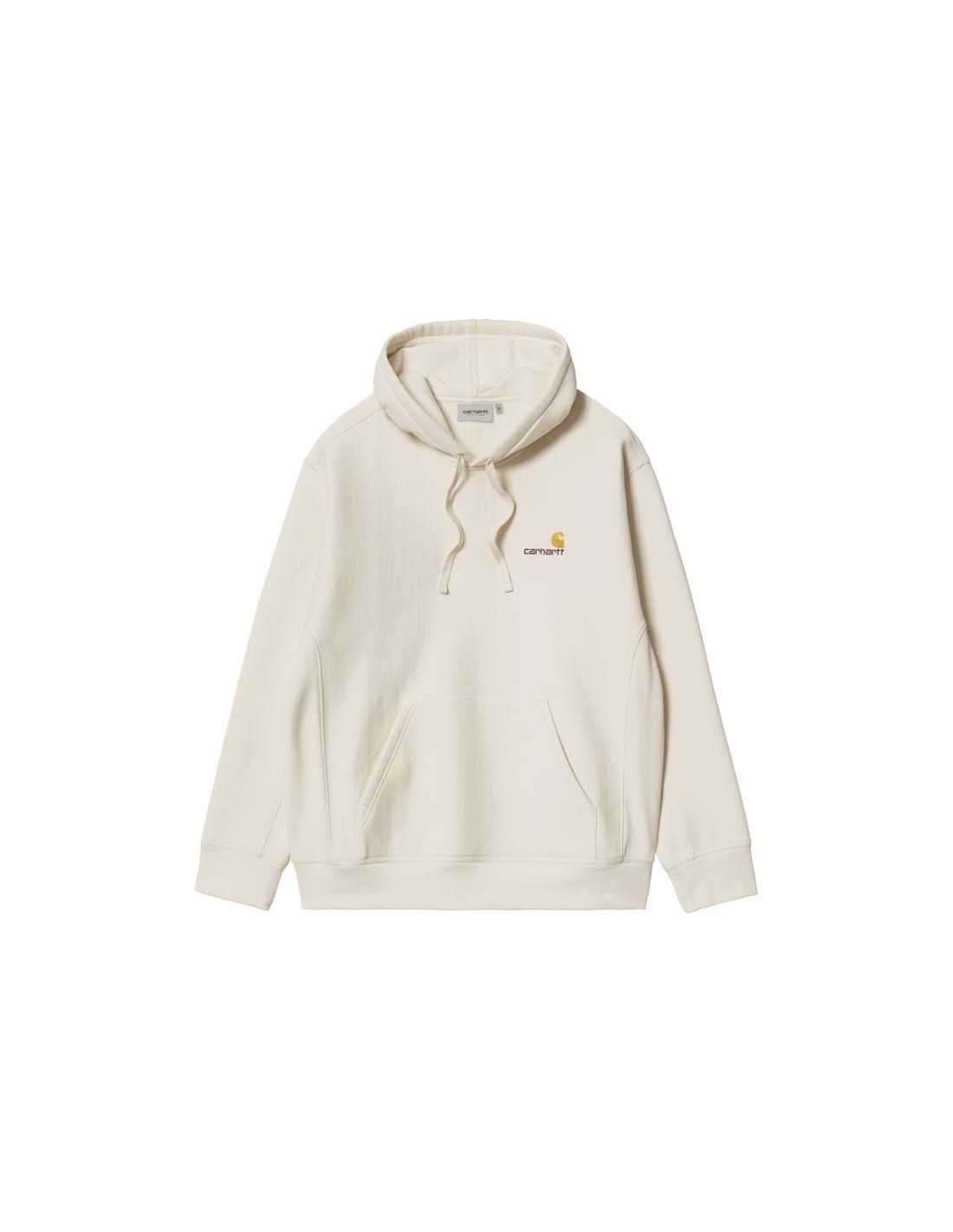 HOODED AMERICAN SCRIPT SWEAT