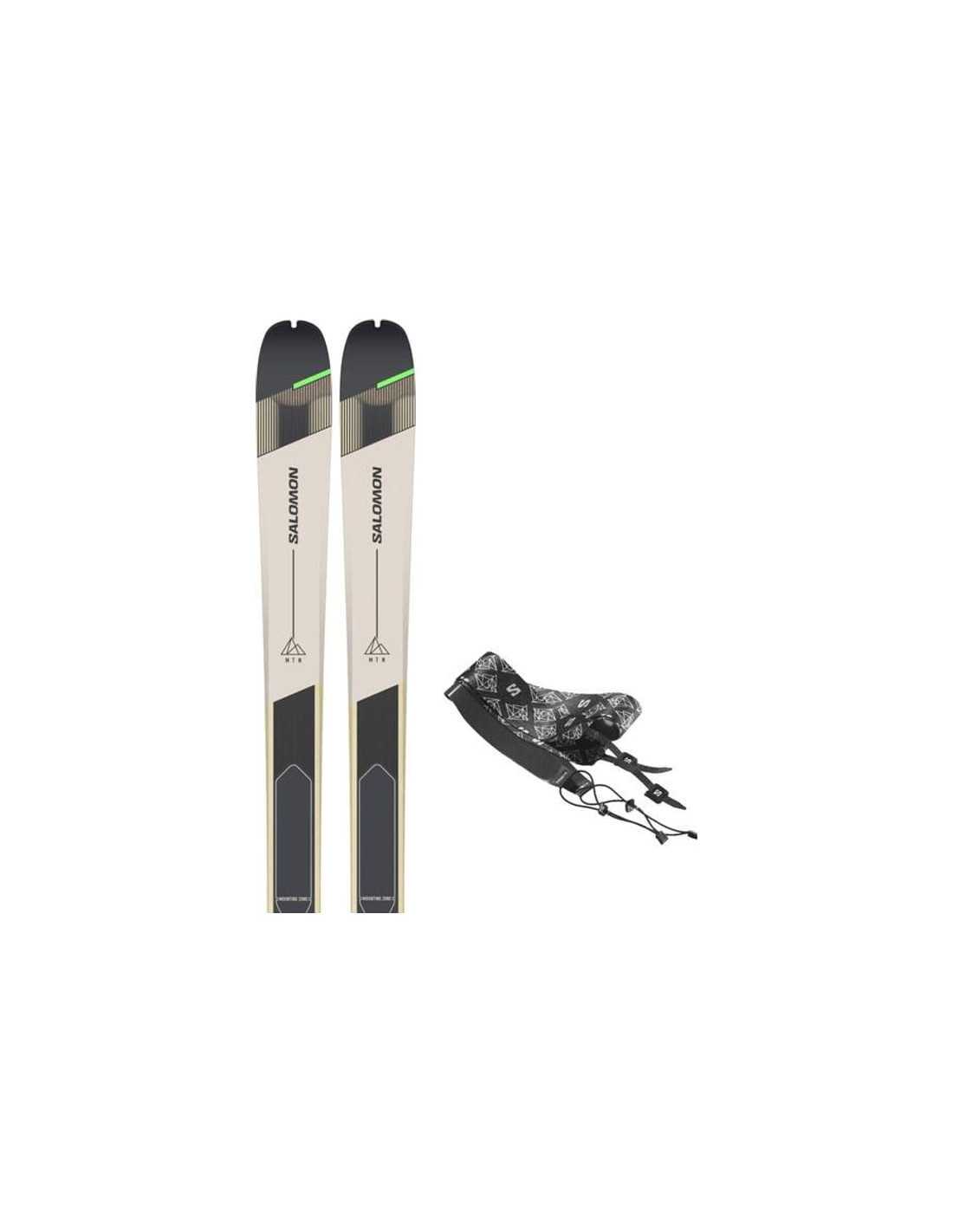 SKI SET T MTN 86 CARBON + SKINS RAIN 172