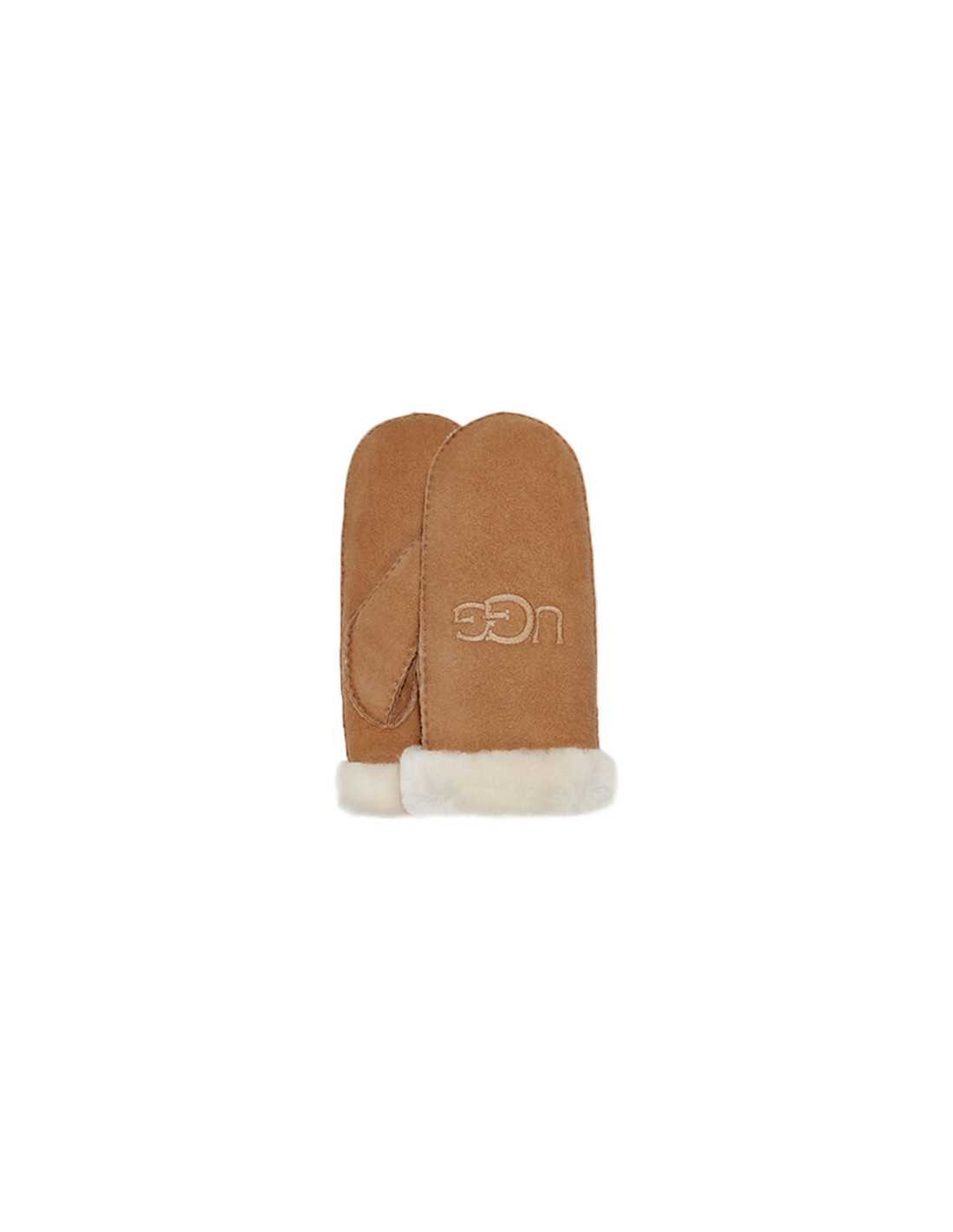 SHEEPSKIN EMBROIDERED MITTEN