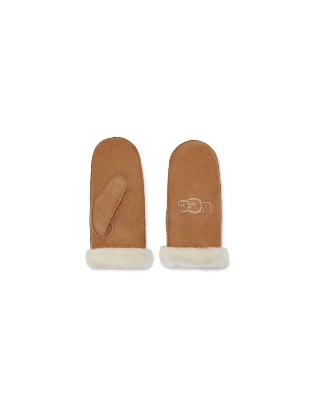 SHEEPSKIN EMBROIDERED MITTEN