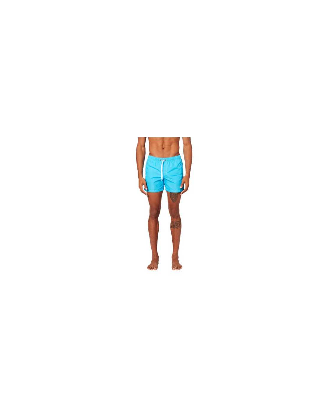 ELASTIC WAIST SWIM TRUNKS