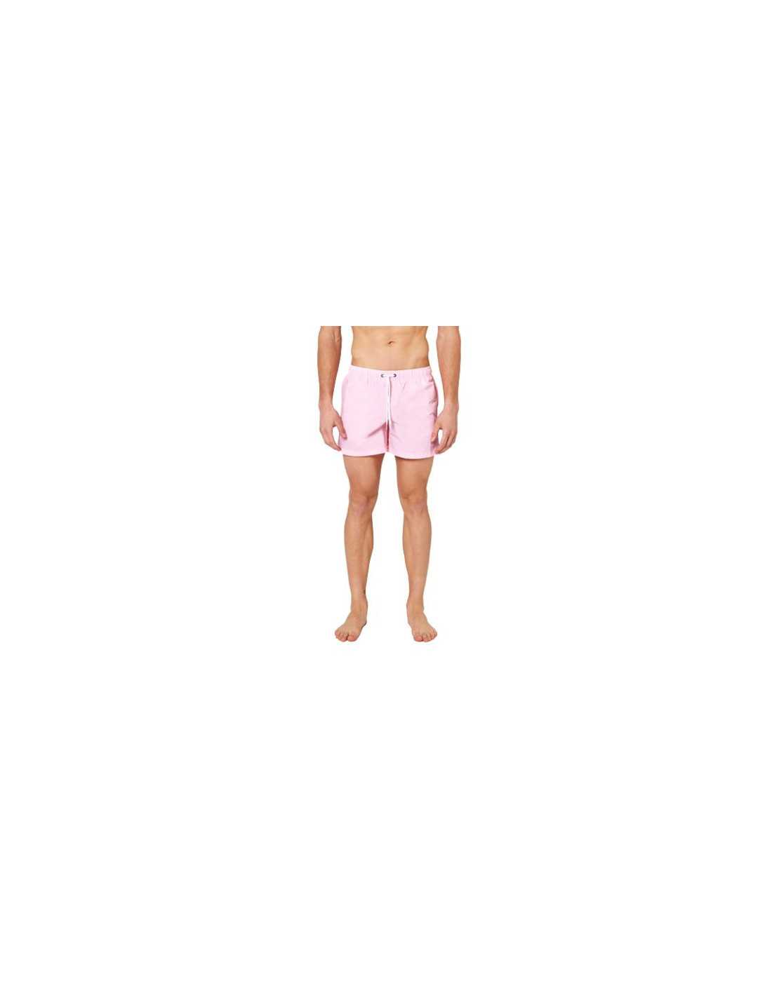 ELASTIC WAIST SWIM TRUNKS