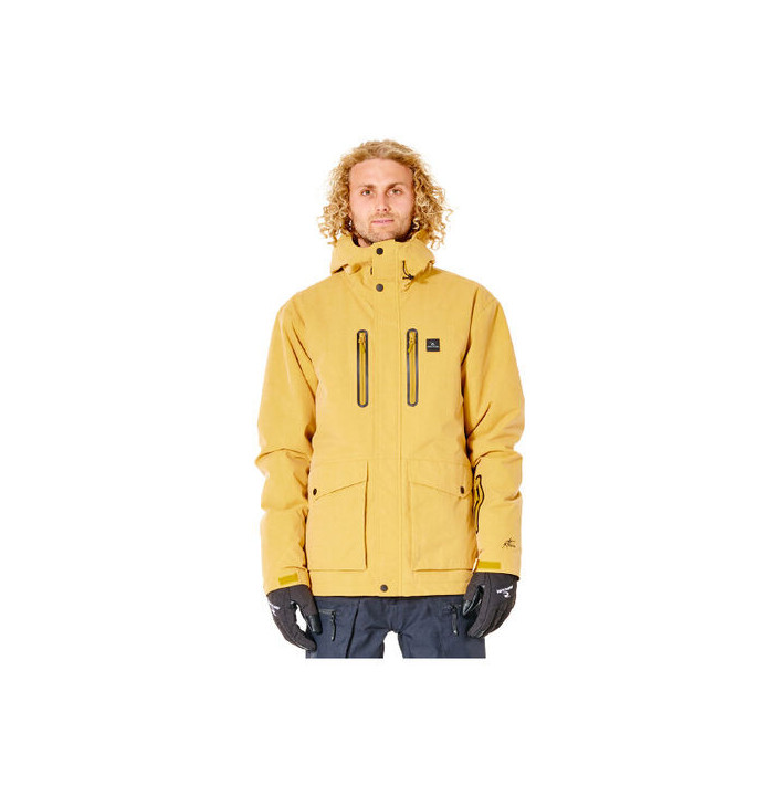 Mustard yellow snowboard jacket on sale