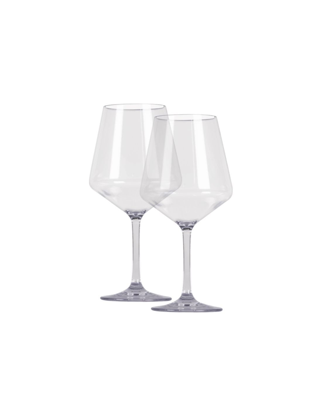 SOHO WHITE WINE GLASS ACRYLIC X2