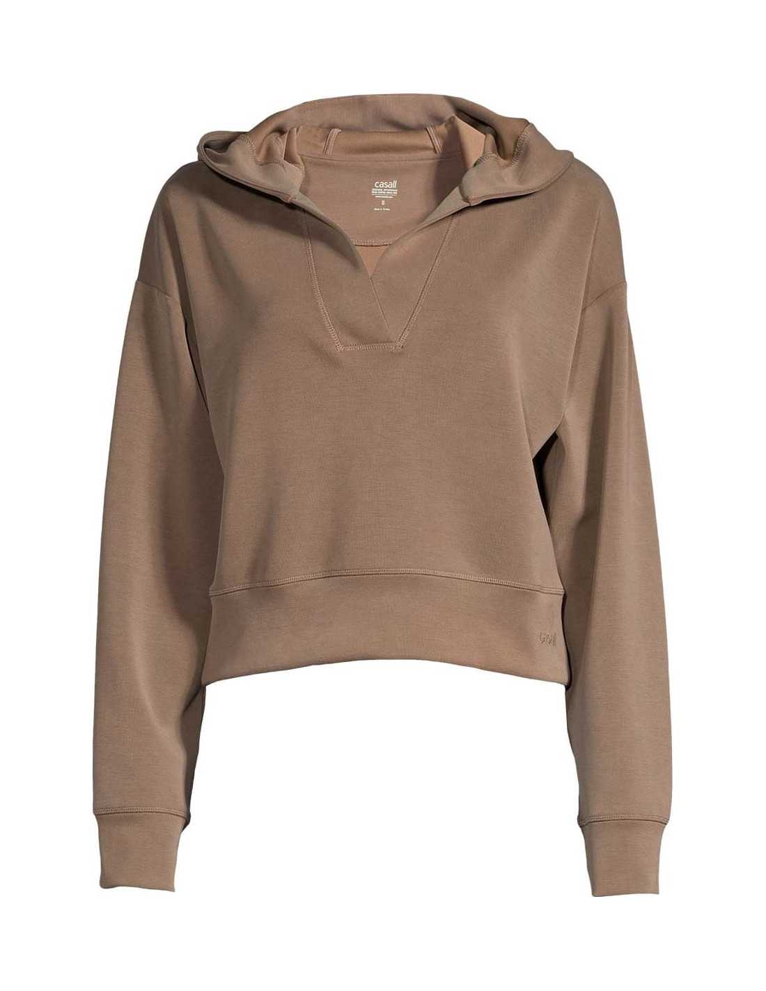 Peachy V-Neck Hoodie