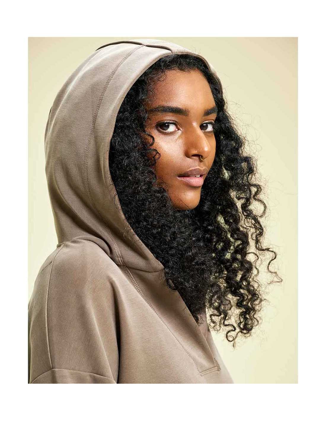 Peachy V-Neck Hoodie