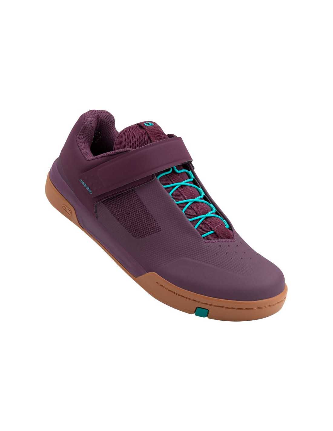 CRANK BROTHERS SHOES STAMP SPEEDLACE PURPLE TEAL BLUE - GUM