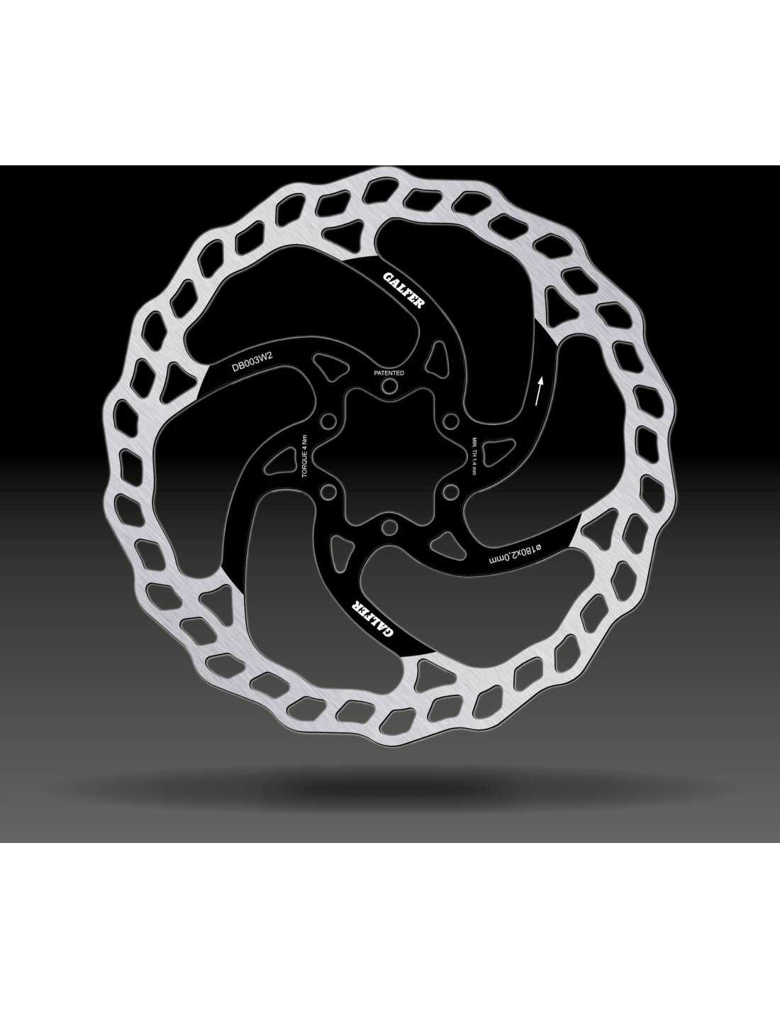 BIKE MTB DISC WAVE Ø180X2.0MM