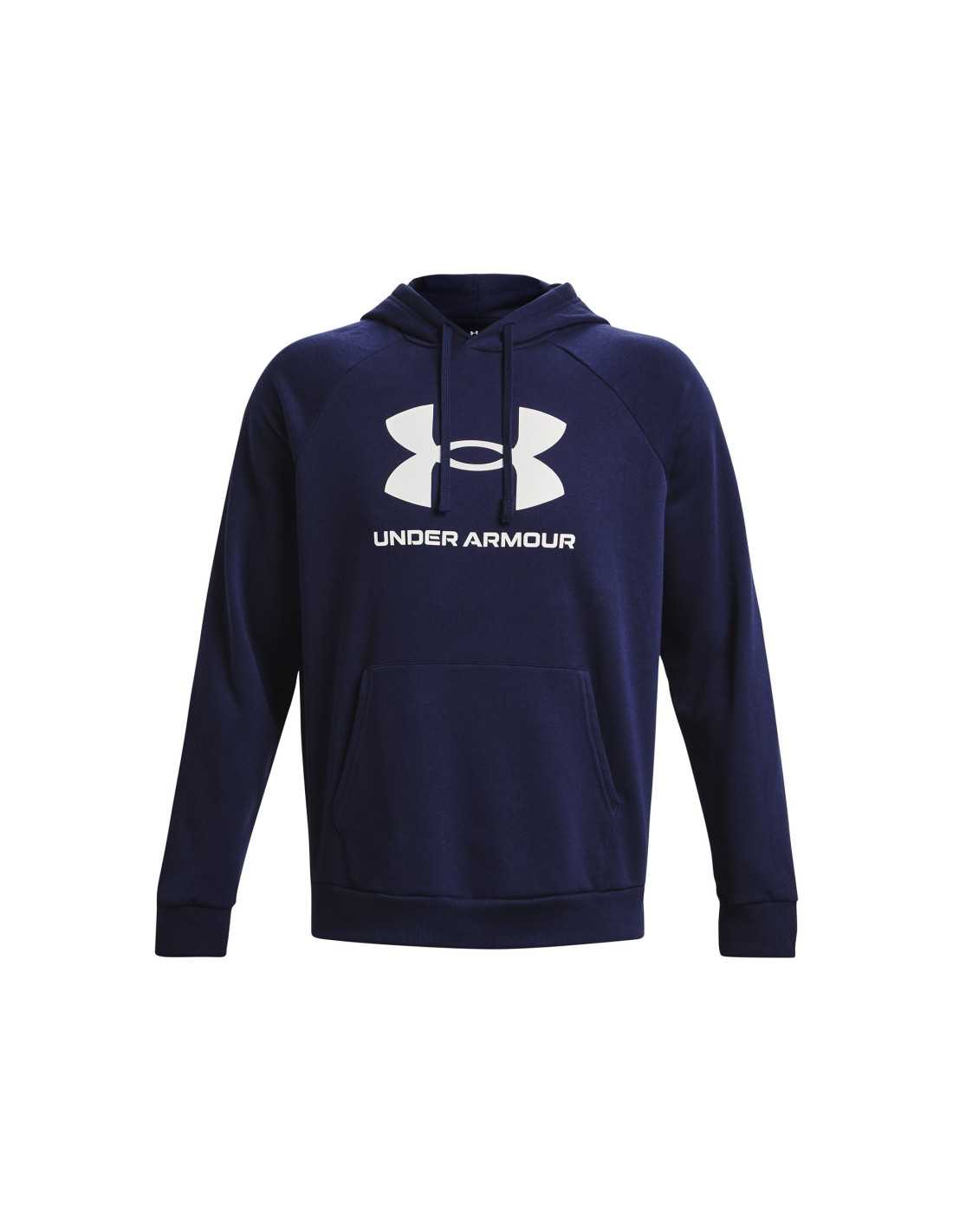 UA RIVAL FLEECE LOGO HD-GRN