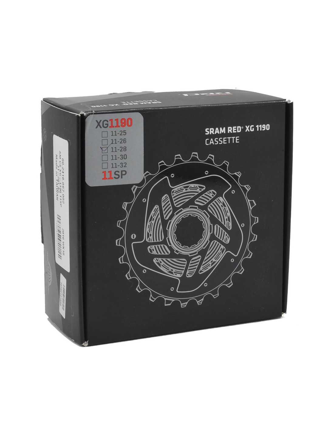 SRM CASSETTE XG-1190 11-28 RED 11V   E-TAP