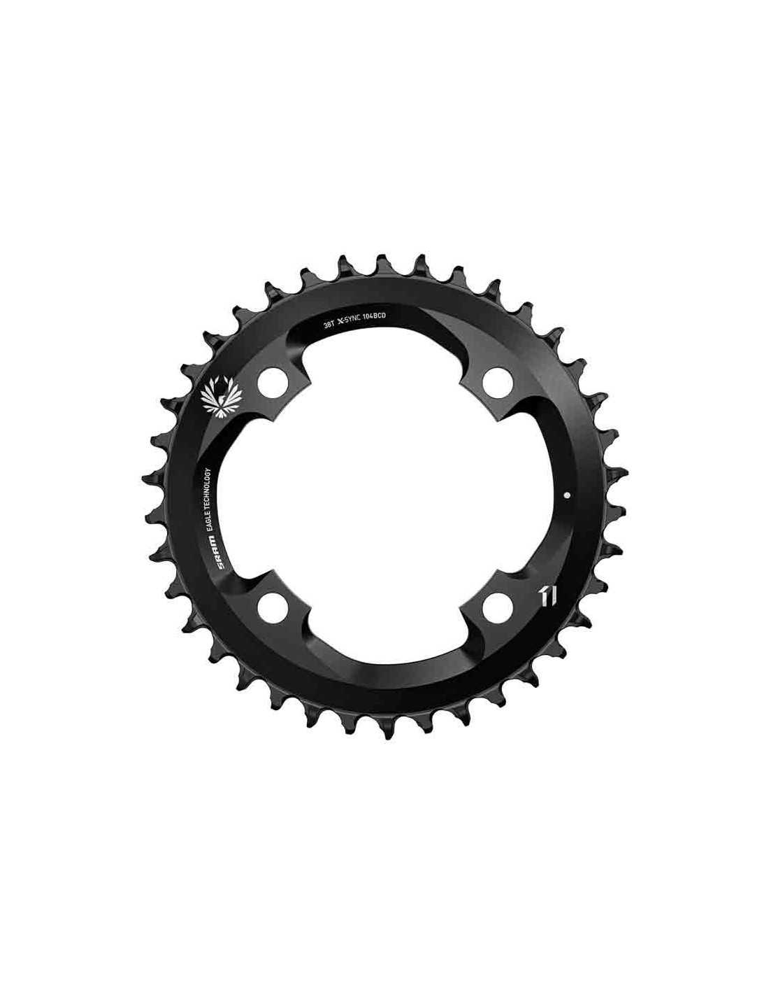 SRM PLATO X-SYNC 12 11V EAGLE 38D 104BCD BLK