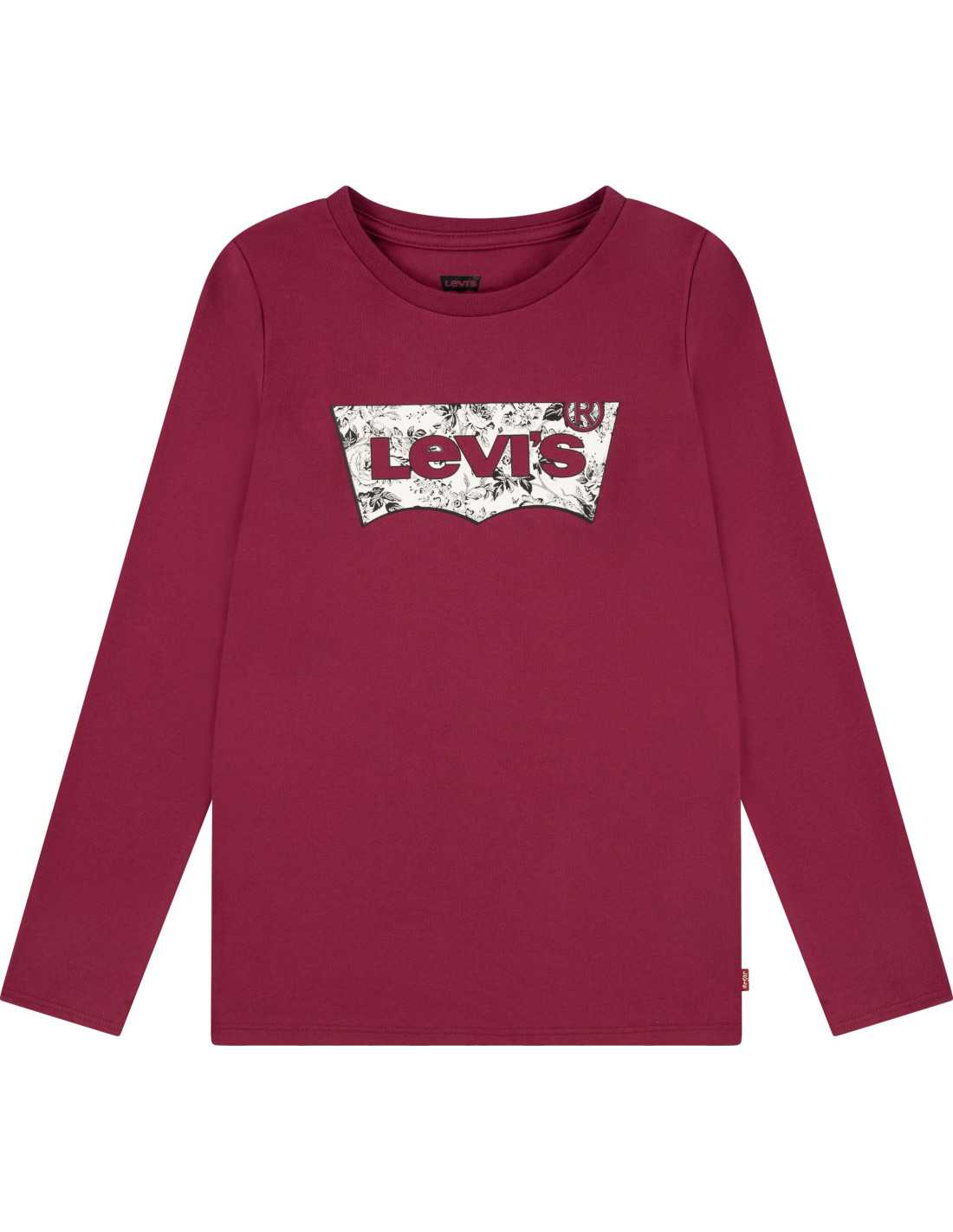 LVG ROSE BATWING FILLS LS TEE