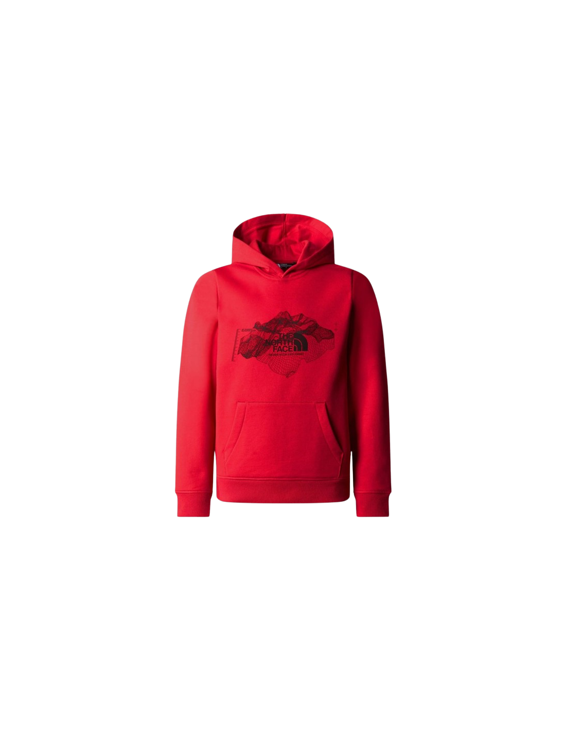 B TOPOGRAPHIC REGULAR HOODIE