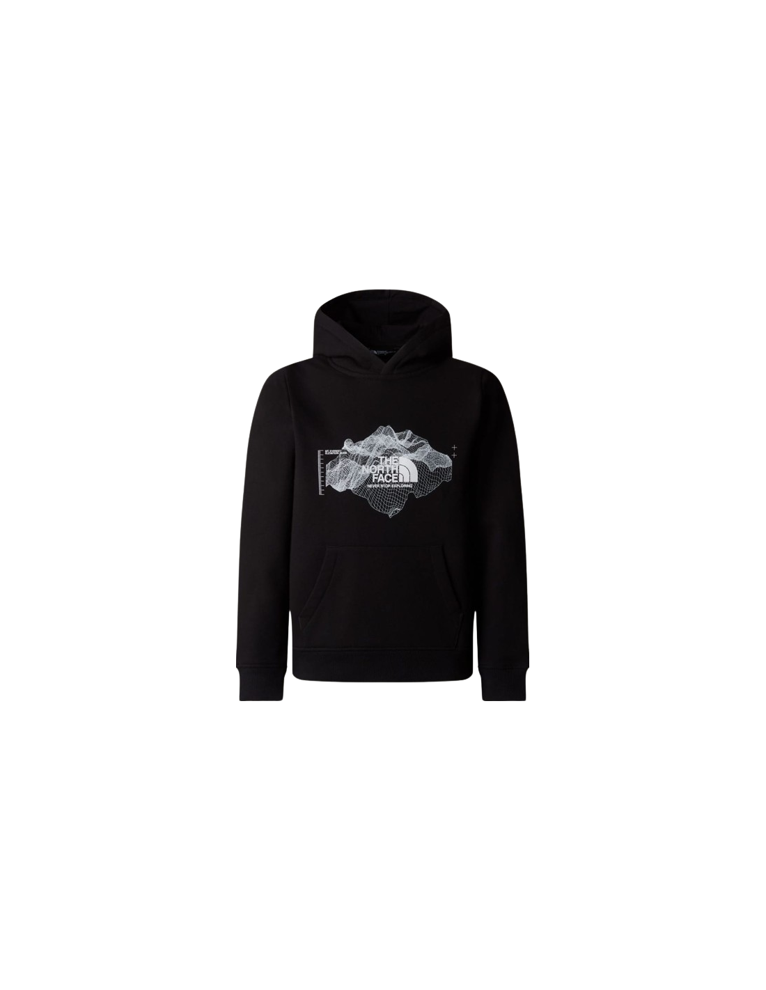 B TOPOGRAPHIC REGULAR HOODIE